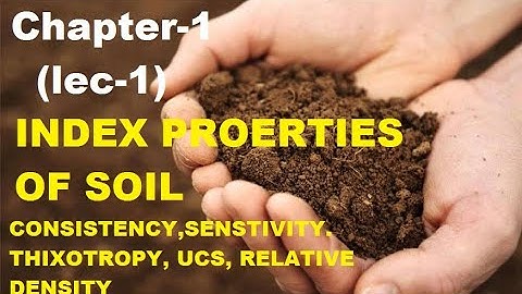 Lec 2.1 Index property of soil & soil classification system.