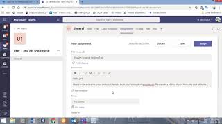 For Teachers: 9. How to Set Assignments on Teams screenshot 3