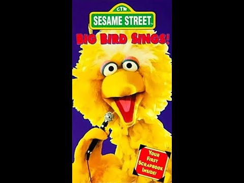 Sesame Street - Big Bird Sings (1995 VHS)
