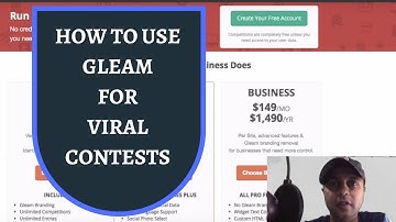 How to use Gleam to run contests