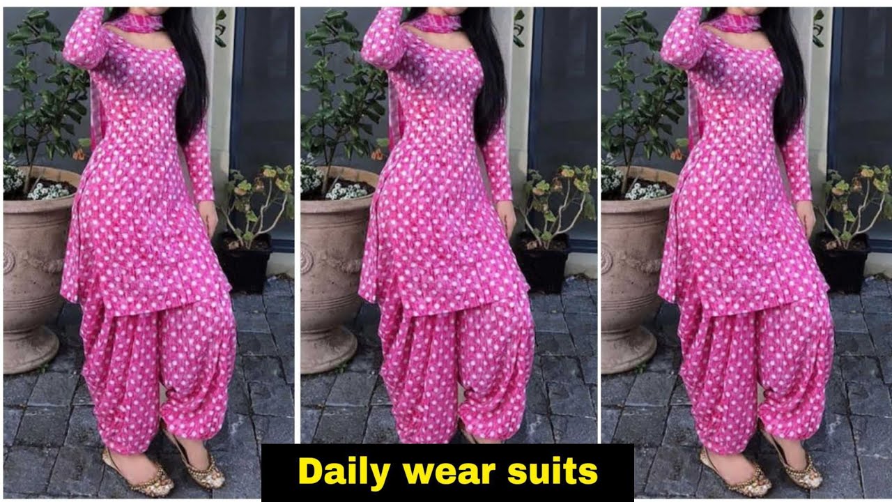 Simple Cotton Suits For Summer // Cotton Suits Ke Design // Simple Suits -  YouTube
