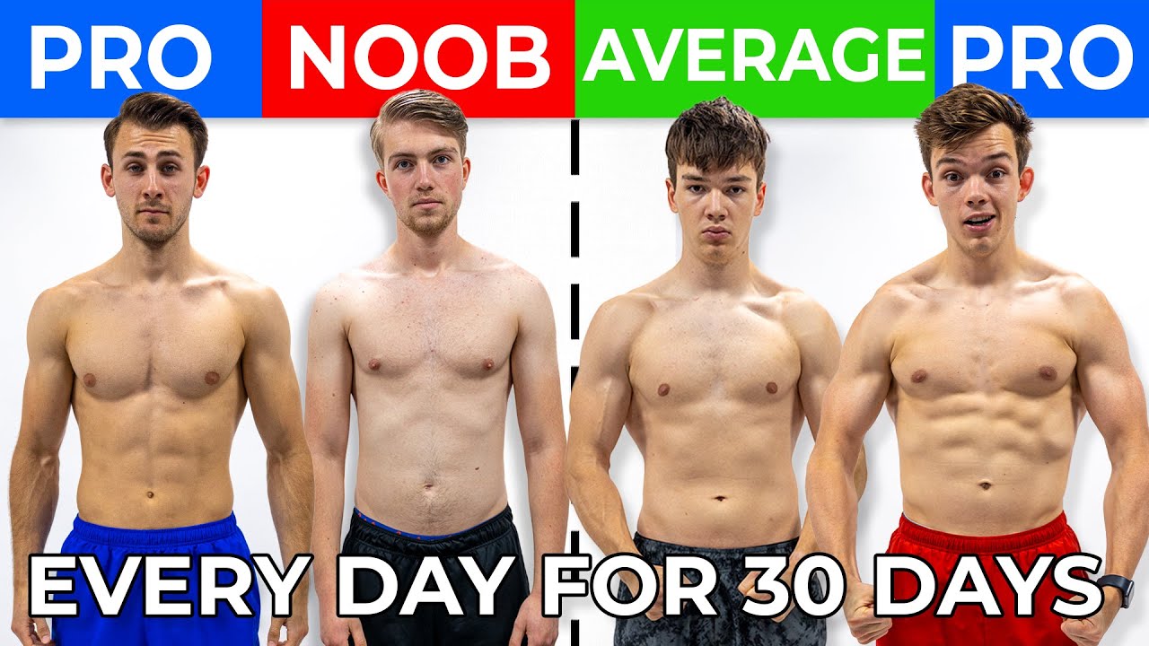 4 Guys Do a Push up Challenge For 30 Days, These Are The Results 