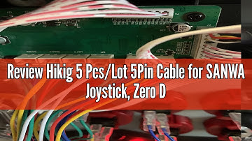 Review Hikig 5 Pcs/Lot 5Pin Cable for SANWA Joystick, Zero Delay USB Encoder, Mayflash F300 Joystick