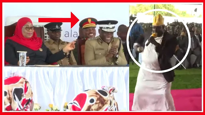 ''KIKOKOTOO KITATUUA'' - ASKARI POLISI ALIYEMKOSHA RAIS SAMIA HADI IGP WAMBURA AKACHEKA...