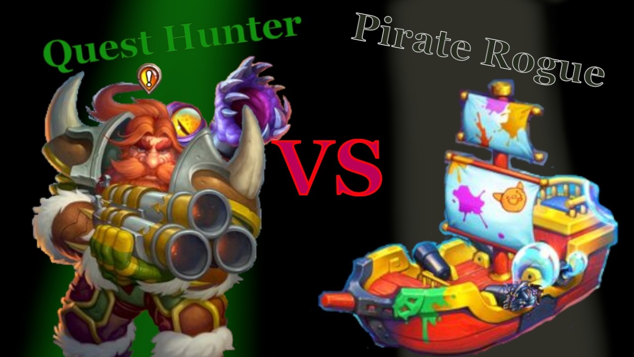 Quest Hunter vs Pirate Rogue | Hearthstone