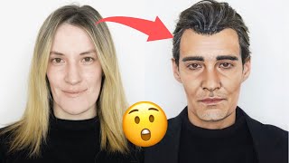 CANER CINDORUK (Volkan Arslan) make-up TRANSFORMATION! #sadakatsiz #volkanarslan