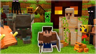 Minecraft But Random Mobs Spawn On You