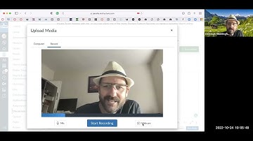 How to make a audio or video recording in the Canvas Editor.