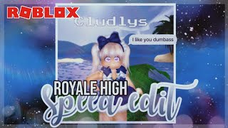 Royale High Speed Edit Roblox Royale High Edit