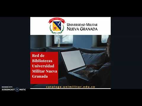 Cómo ingresar a las bases virtuales académicas de la UMNG | video corto