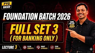 Full Set Practice Part 3 🔥 | Mixed Reasoning Sets | Foundation Batch 2026 l Preadda