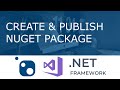 Create and Publish a Nuget Package (.NET Framework - Custom Controls)