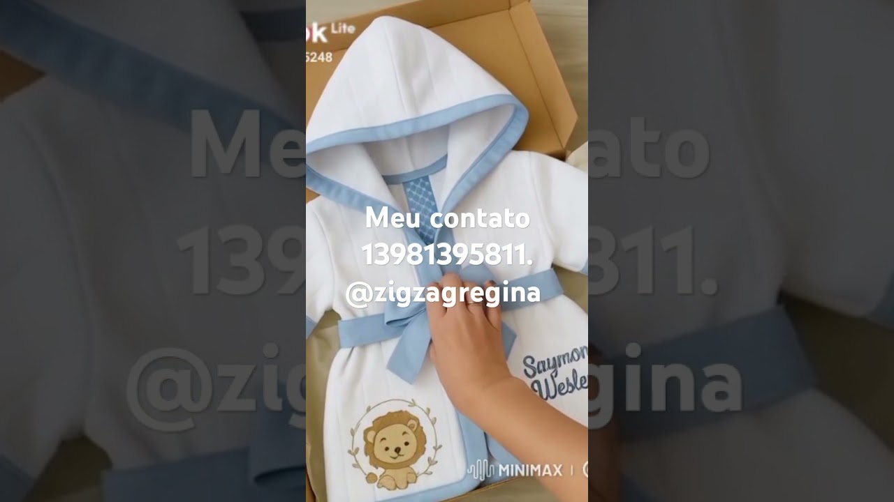 roupão infantil.atoalhado Dolher.