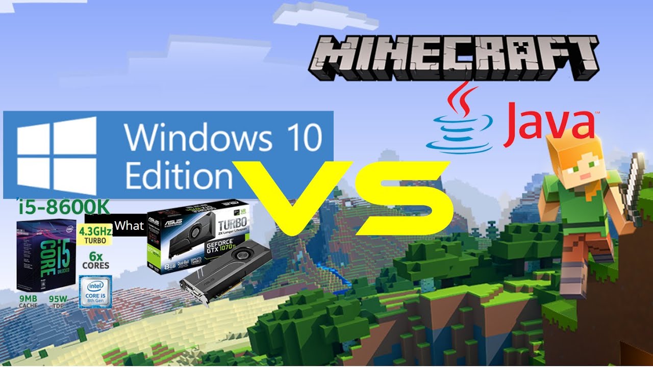 Minecraft Java Edition vs Windows 10 - Developers, Designers & Freelancers  - FreelancingGig