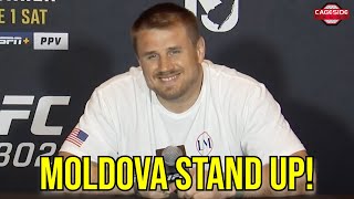 Alexandr Romanov Not Afraid Of Going To The Ground With Almeida, Talks Moldova | UFC 302