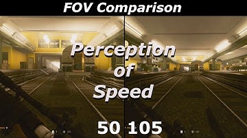 LOW FOV v HIGH FOV - Perception of Speed COMPARISON - Battlefield V
