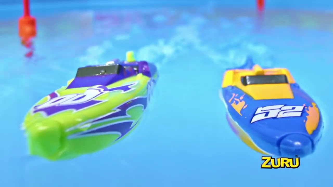 zuru micro boats water slide