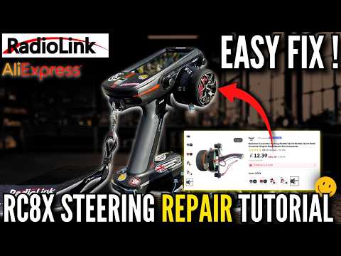 Radiolink RC8X | Steering Wheel BROKEN?! Here’s the Fix! 🔧