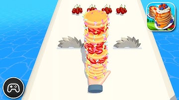 Pancake Run - Gameplay Walkthrough Part 53 - Puzzle Game Levels 351-354 (iOS, Android)