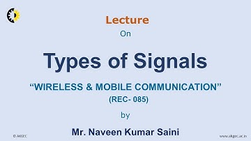 WIRELESS & MOBILE COMMUNICATION LECTURE 03 