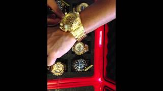 INVICTA SUBAQUA NOMA IV 4 HIGH POLISH ALL GOLD 14497