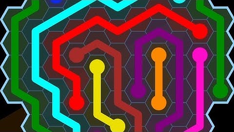 Flow Free hexes Solutions. Inkblot Pack. Level 31-60. My Gaming Town.