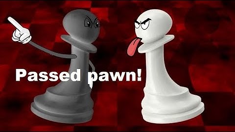 Passed pawn! Learn chess. #Chess, #KyryloDemchenko, #MoreViews