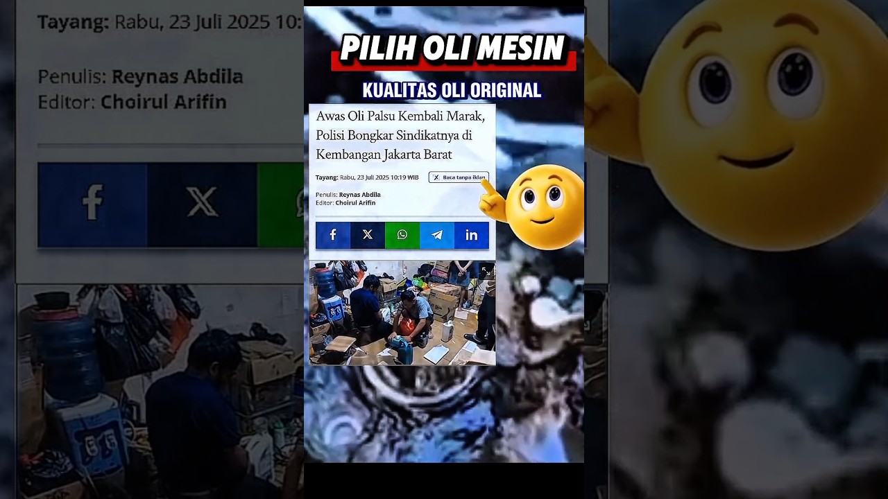 BAHAYA PALSU 😱!! Pilih Oli Motor 🛵🏍