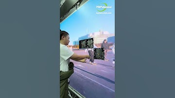 Quick and easy! Magnetic magic gets your LED display set up in seconds! 🧲⚡ #LEDDisplay #led  #shorts