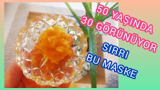 20 YAŞ GENÇLEŞTİREN MASKE - Mandalina Unu ile Öyle Bir Maske Yaptım Ki! (Denenmiş Tarif)