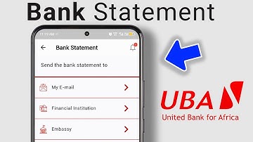 Get Your UBA Account Statement Easily from the App!