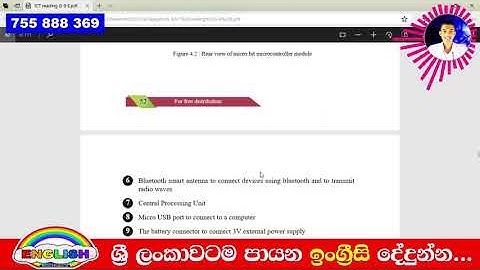 🎯 Micro:bit Micro Controller | ICT G9 | Sameera Rajapaksha (MSc in IT) | Rainbow English | Ninaro