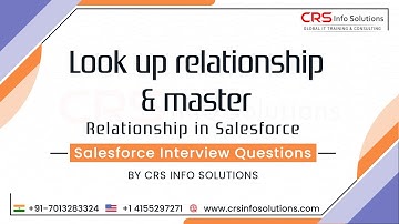 Salesforce Beginner Interview Question Part 12 | Lookup and Master Detail Relationship