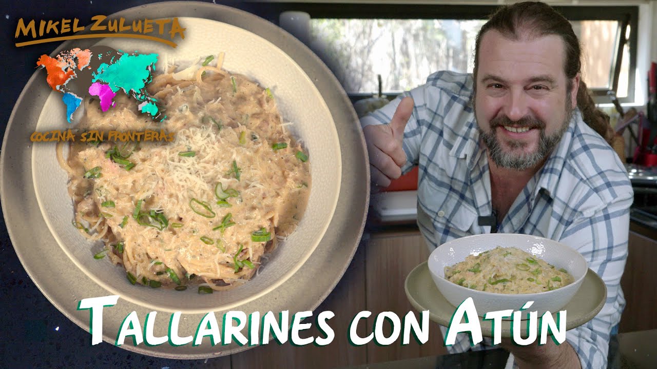 TALLARINES CON SALSA DE ATUN! Estan para lucirse, se van a acordar de mi.