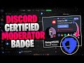How To Get The New Discord Certified Moderator Badge 2021