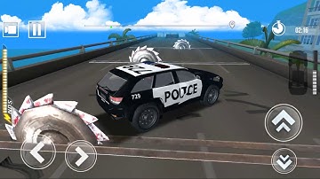 DEADLY RACE #6 Speed Police Car Bumps Challenge 3d Gameplay Android IOS by GimalJoke