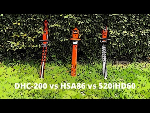 Stihl HSA86 vs Echo DHC-200 vs Husqvarna 520iHD60