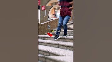 Mẹo xuống cầu thang cực nhanh 😯