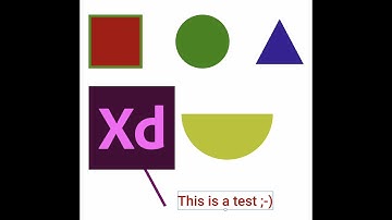Adobe XD Basics Shape (Triangle, Circle, Half circle)
