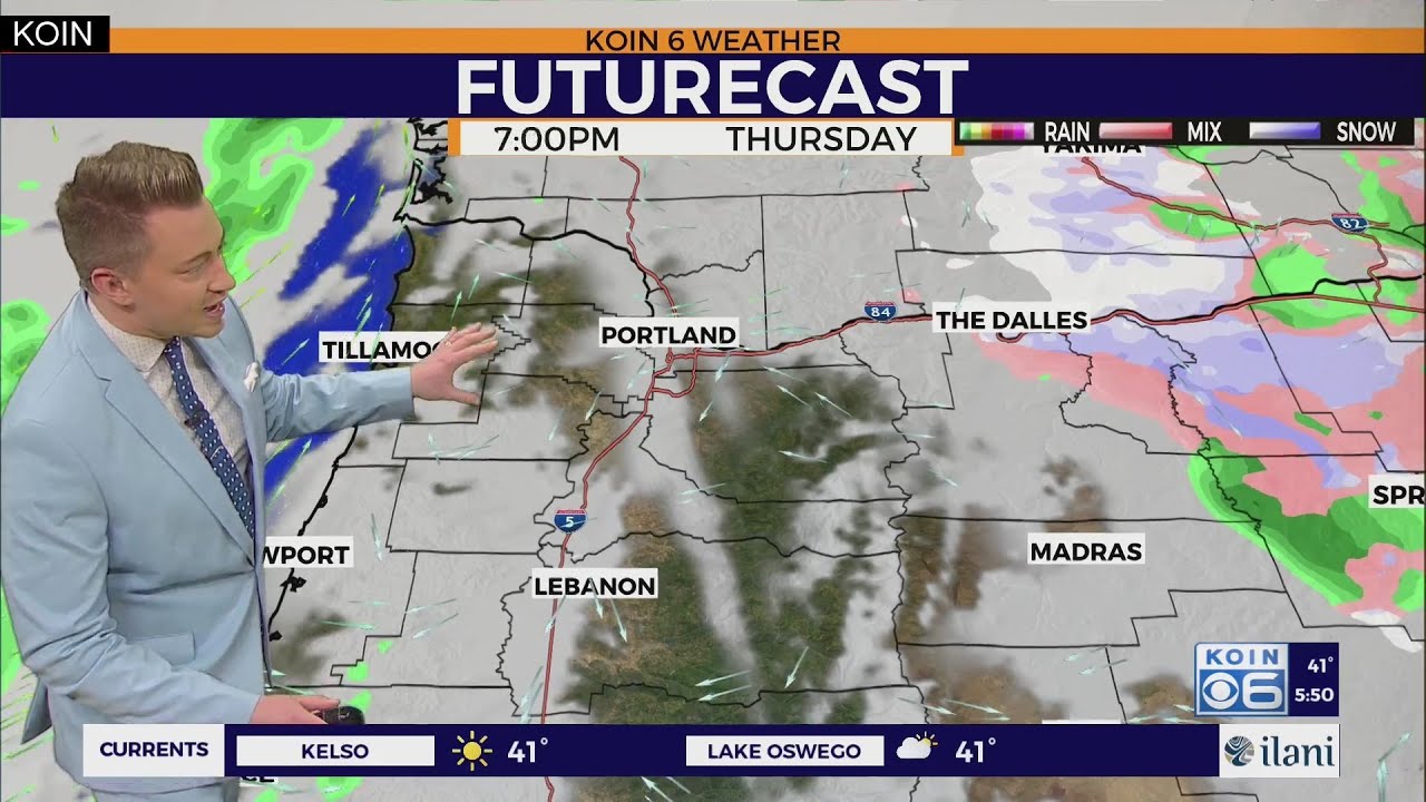 Rain, snow returns to the Pacific Northwest - YouTube