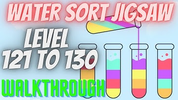 Water Sort Jigsaw Level 121 to 130