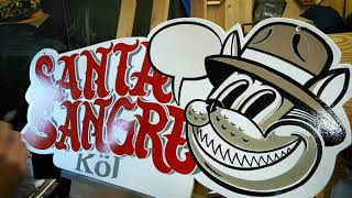 Von Maze - Signpainting Timelapse | Kustom Kulture