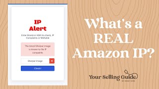 Amazon Selling IPs - What