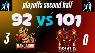 Nbba playoffs round 1 second half of kang  v devils