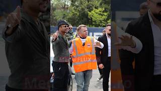 Cuba Gooding Jr. în România alături de Codin Maticiuc! Actorul a vizitat șantierul noului spital