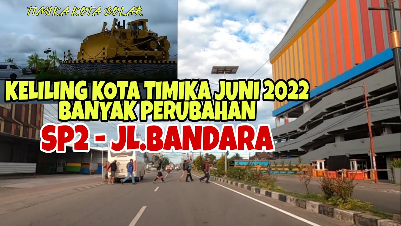 Keliling kota timika banyak sekali perubahan nya ‼️ Sp2 - Jalan Bandara 2022