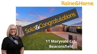 SOLD&CONGRATULATIONS - 11 Maryvale Circuit, Beaconsfield