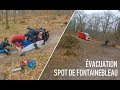 ON AIDE LES POMPIERS APRES SON CRASH !🚒 Spot de Fontainebleau