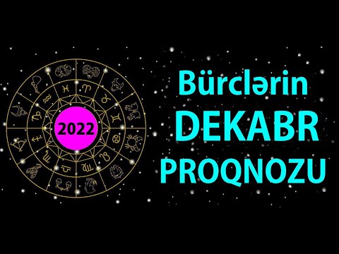 Bürclərin DEKABR PROQNOZU (2022)