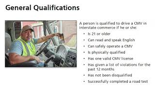 Entry Level Driver Training - Medical Requirements screenshot 5